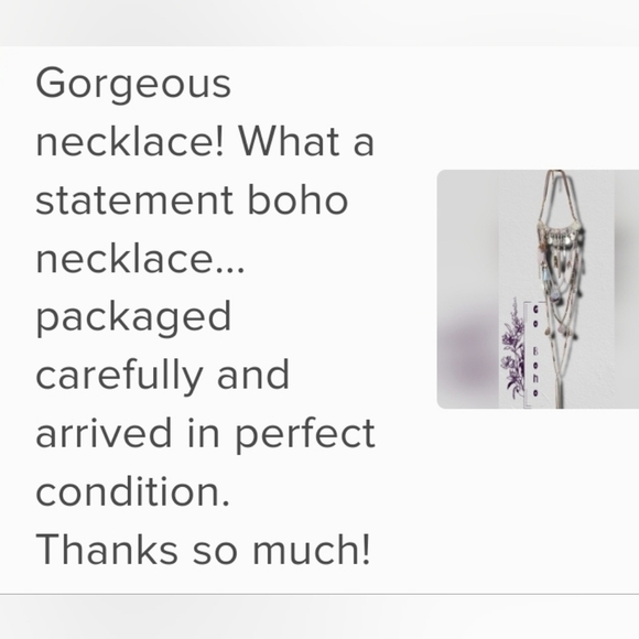Handcrafted Boho LG MULTI LAYER Necklace - Picture 7 of 8
